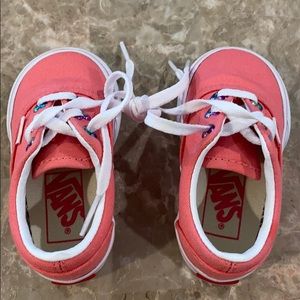 Size 4 Vans. Practically brand new.